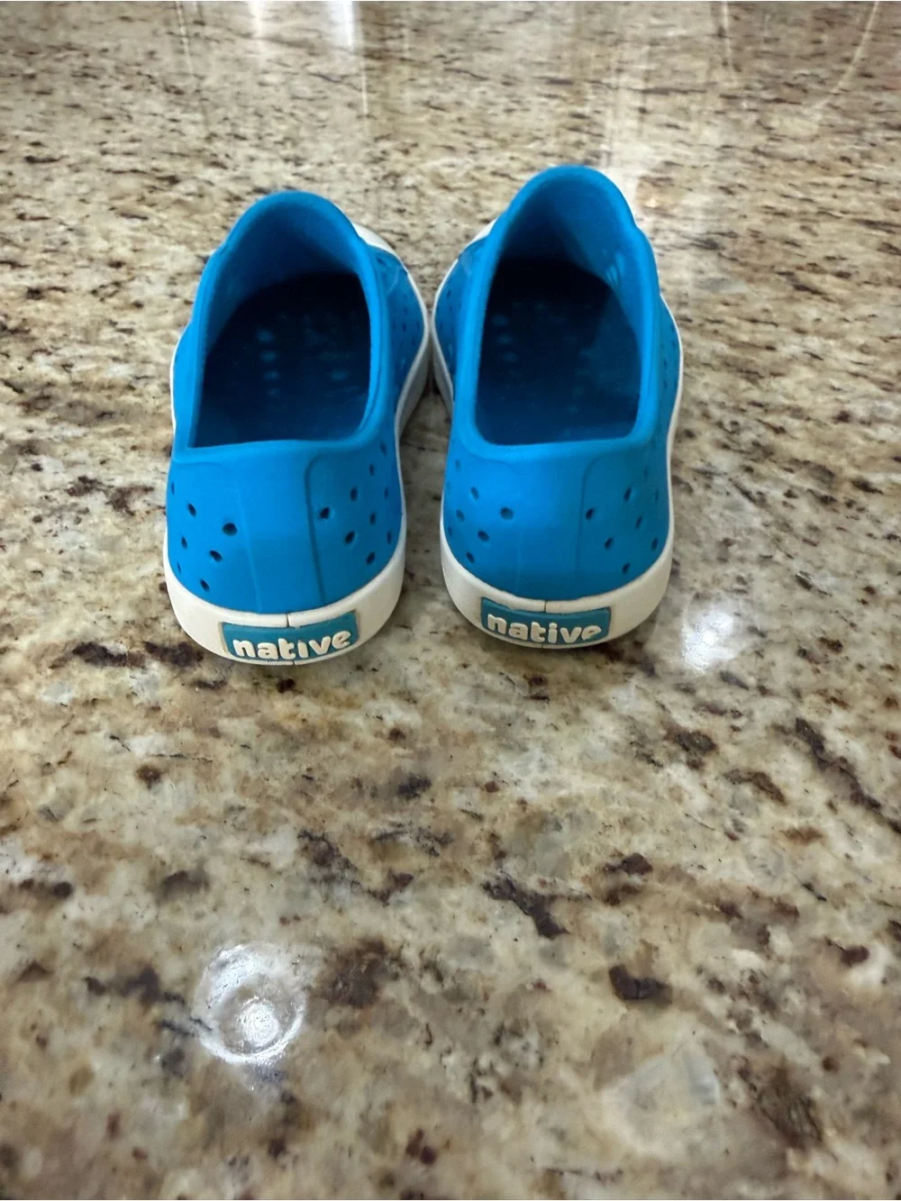 Toddler Native Jefferson Slip On Water Shoes Lightweight Aquarius Blue C9